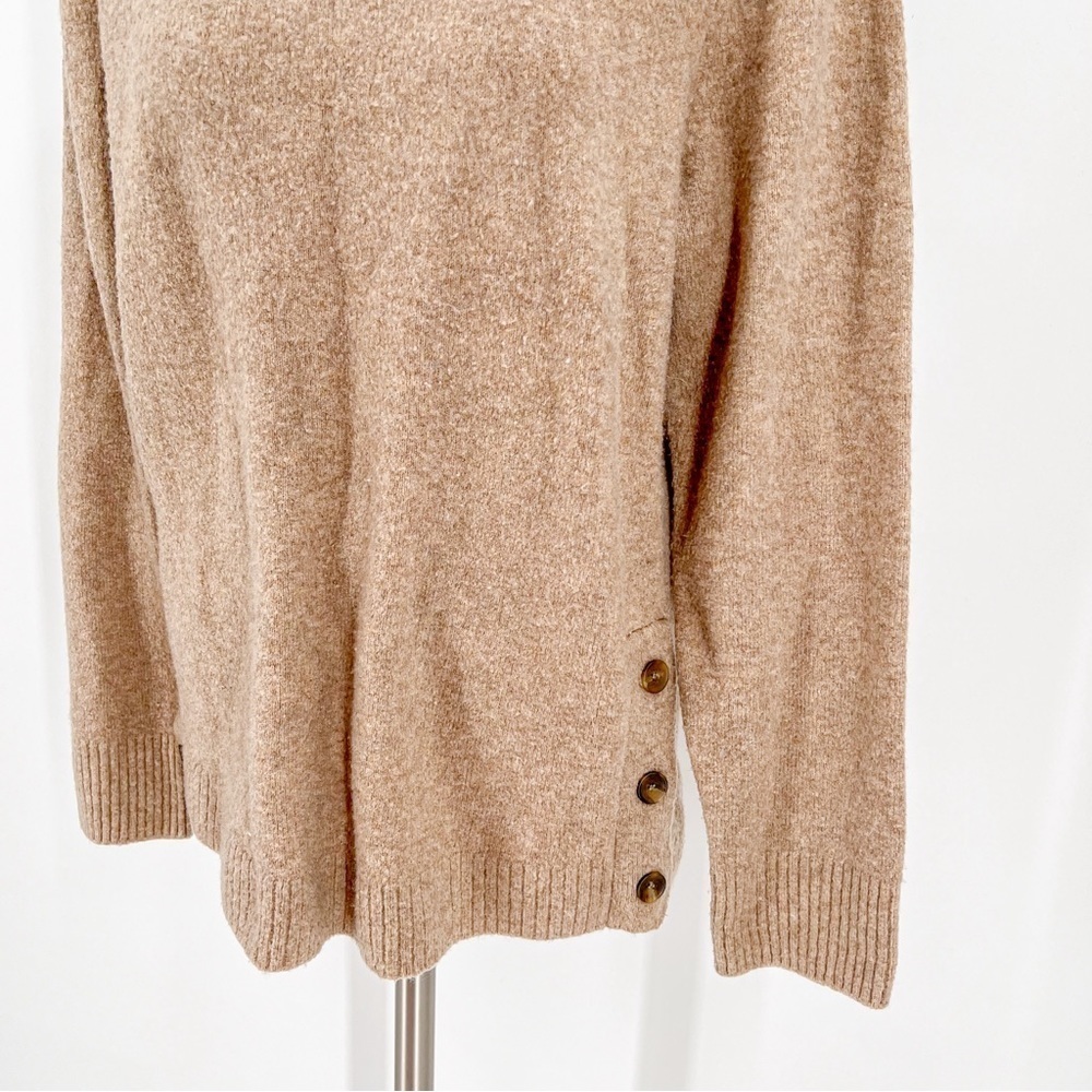 Jcrew Button Turtleneck In Extra-Soft Yarn - image 2